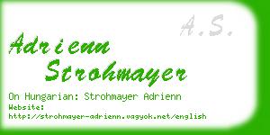 adrienn strohmayer business card